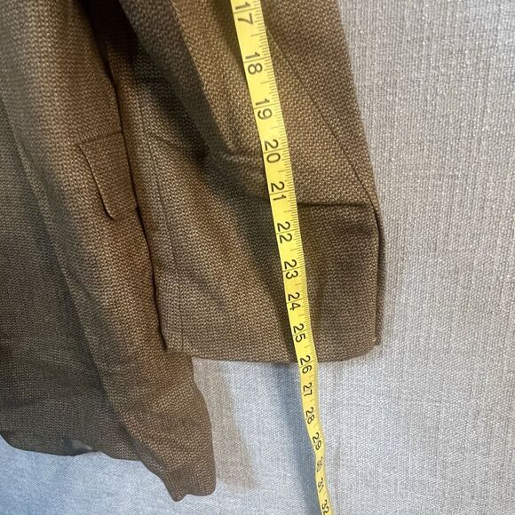 Hickey Freeman Wool Cashmere Blazer Jacket Sport Coat 44L Tan/Brown Classic - Picture 13 of 13